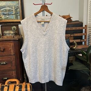 VINTAGE LL Bean Men’s 100% Lambswool Sweater Vest